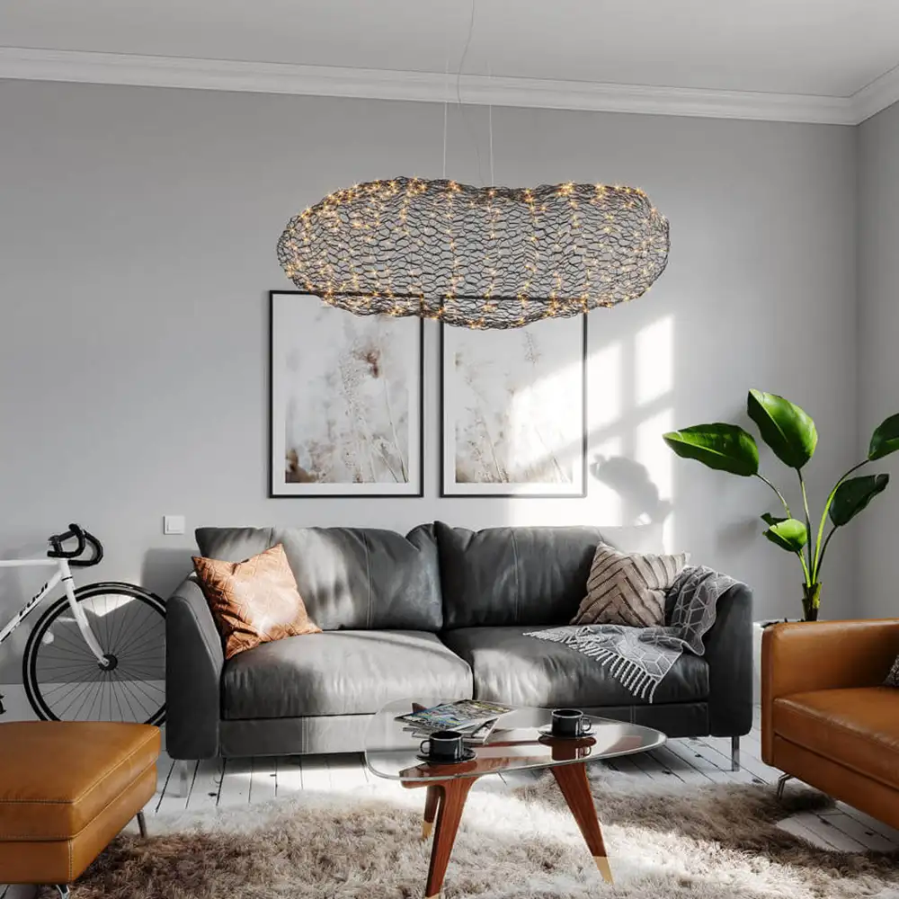 Hayden Loftlampe L115 cm Sort 