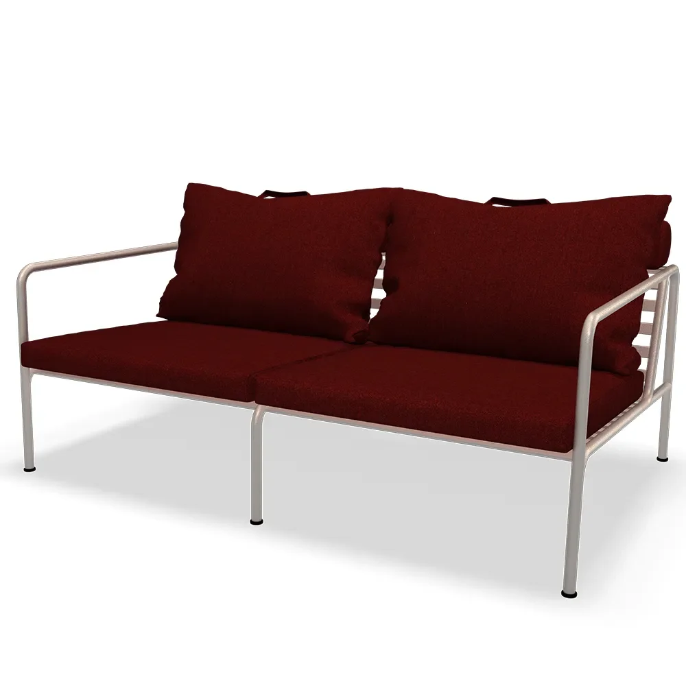 Houe, Avon 2-personers sofa Scarlet/White