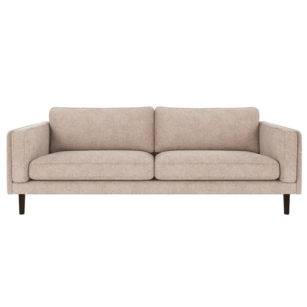 Braden 3-personers sofa brun eg/lys beige