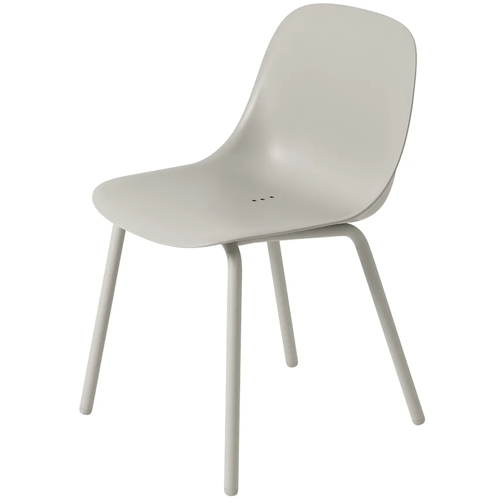 Muuto, Fiber Outdoor Spisebordsstol Grey