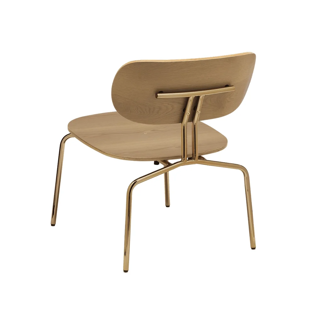 Curious Lounge Chair Eg/Messing