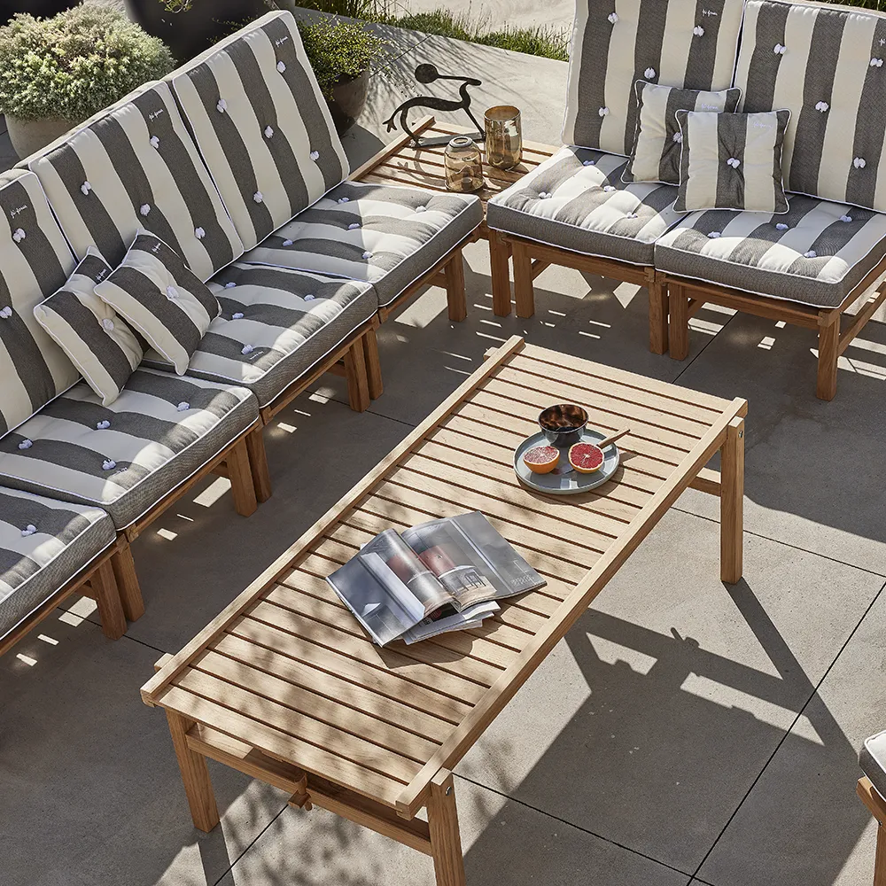 Sofa 3-personers teak 