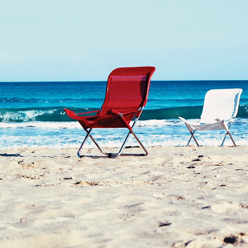 Fiesta hvilestol hvid aluminium