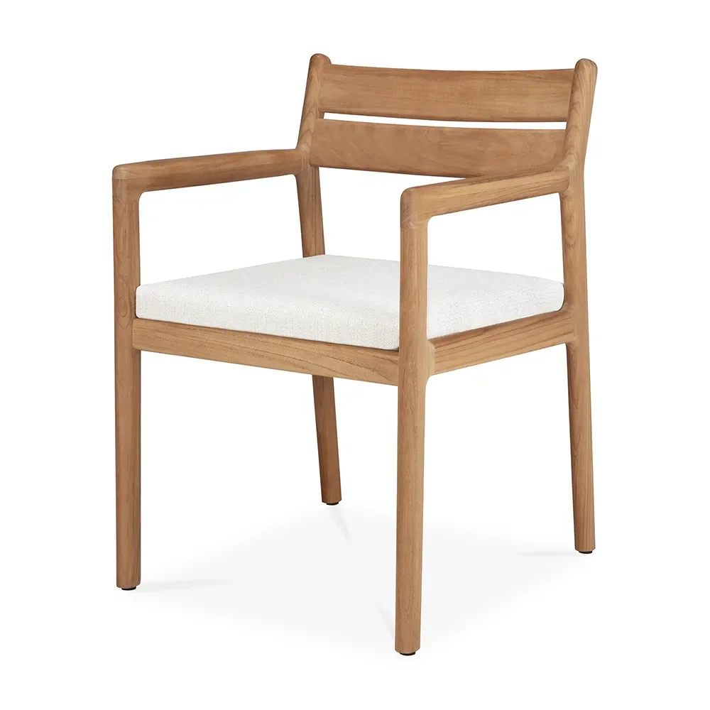 Ethnicraft, Jack Spisebordsstol Teak/Off White