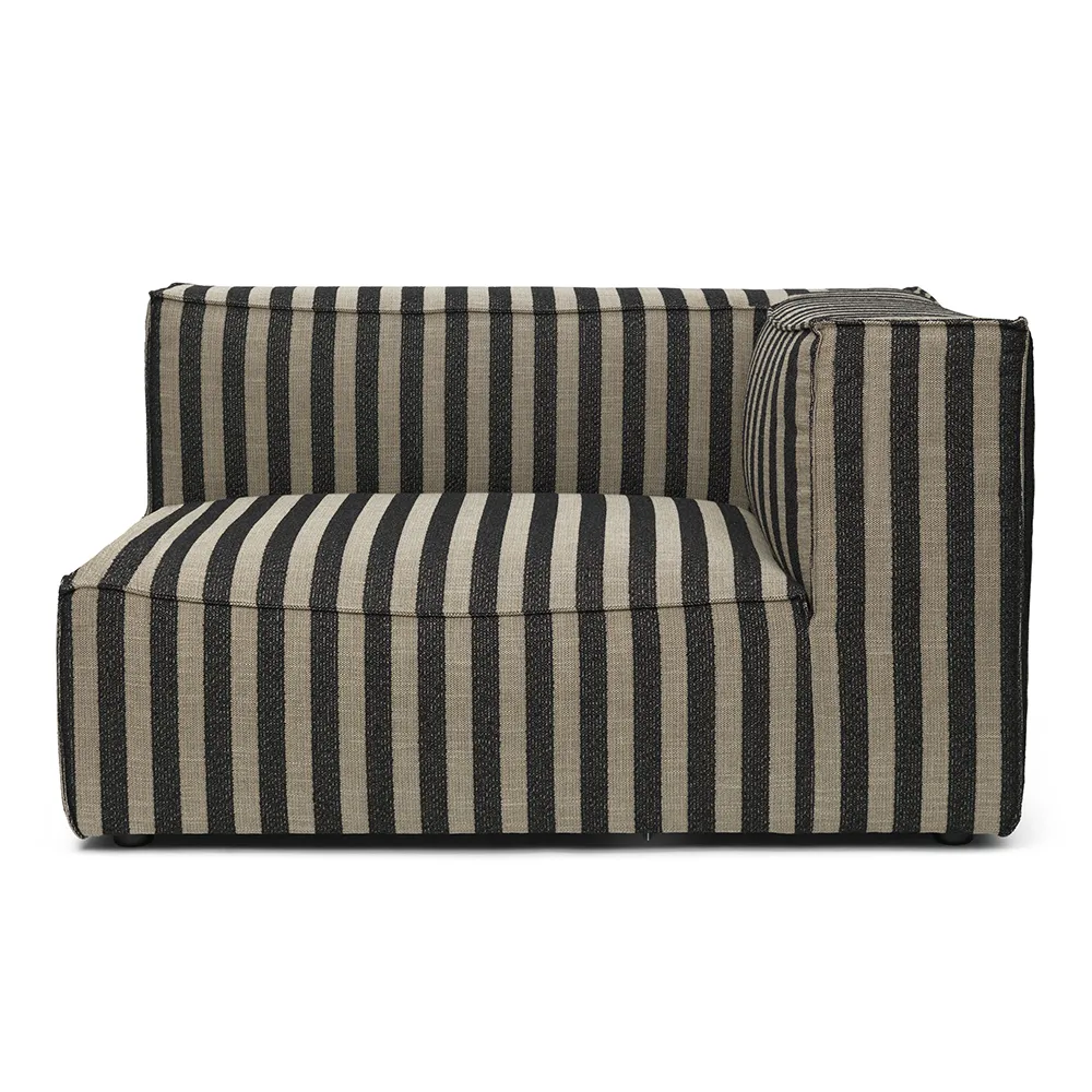 Ferm Living, Catena Sofa Armrest Right L401 - Louisiana - Sand/Black