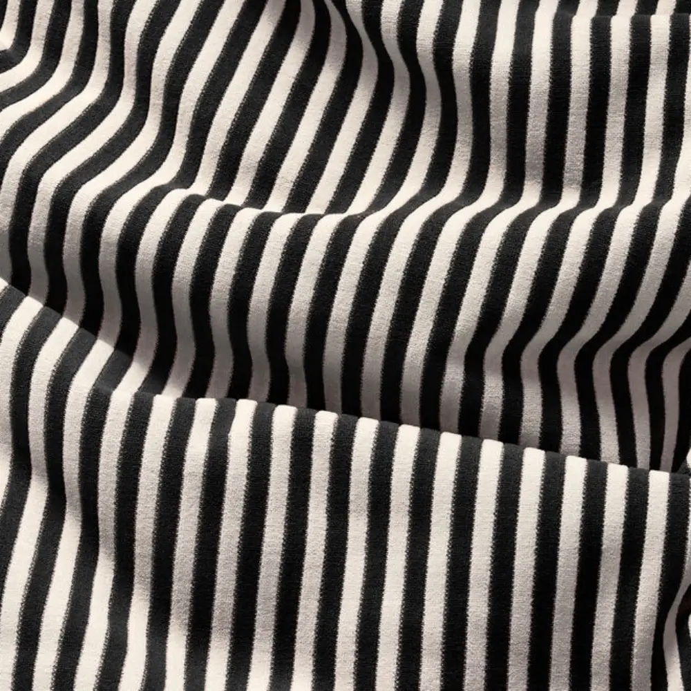 square pude terry black creme