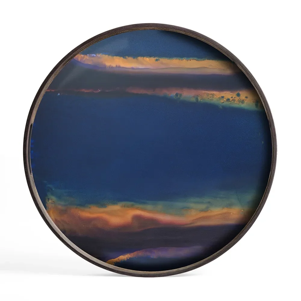 Ethnicraft, Organic Bakke Ø48 cm Indigo