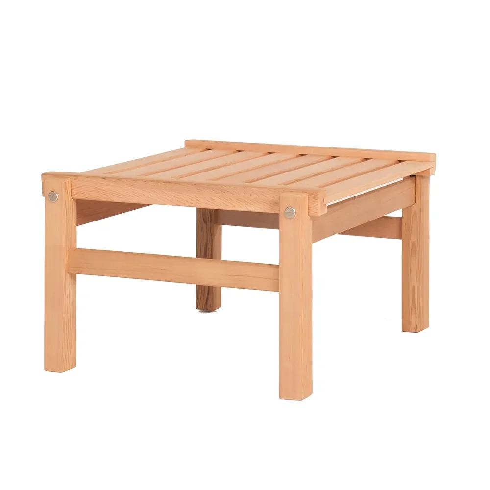 Fri Form, 58x55cm skammel Redwood