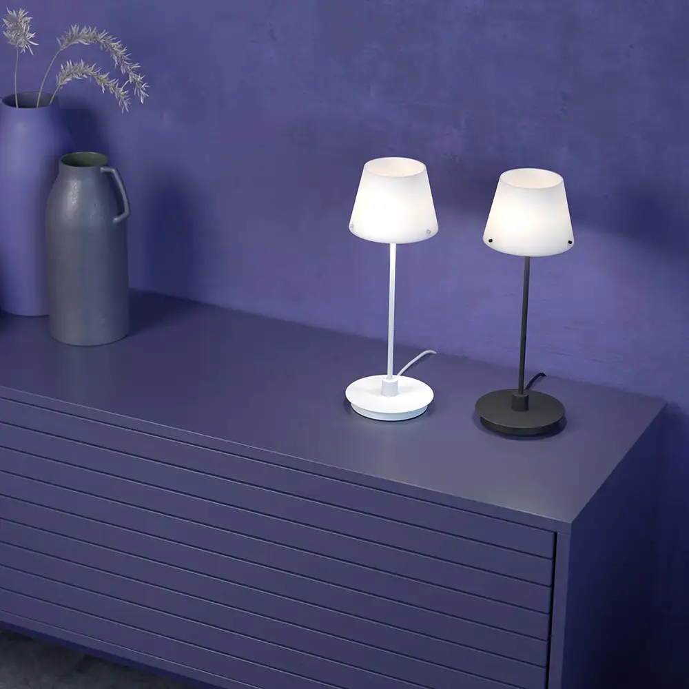 Gil il Grande bordlampe hvid G9