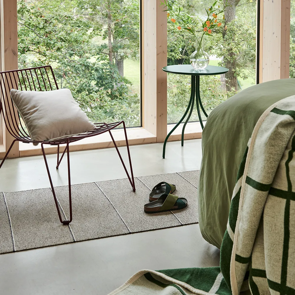 Lea tæppe Potato/Dark Brown/Vanilla 70 x 150 cm