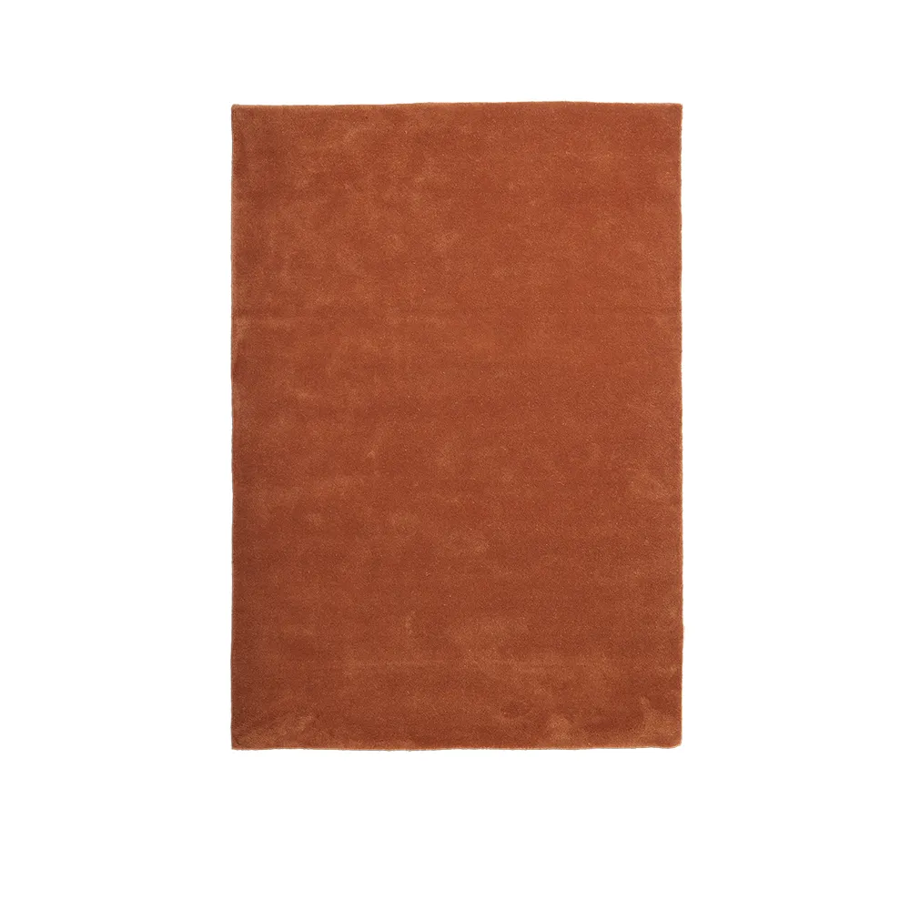 Stille Tufted Rug, red brown fra Ferm Living 140 x 200 cm - Jacobsen Plus