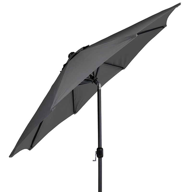 Cambre parasol 300 cm grå/grå