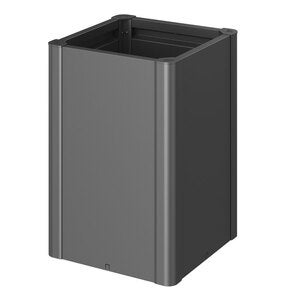 Belvedere plantekasse maxi størrelse 50 metallisk mørkegrå