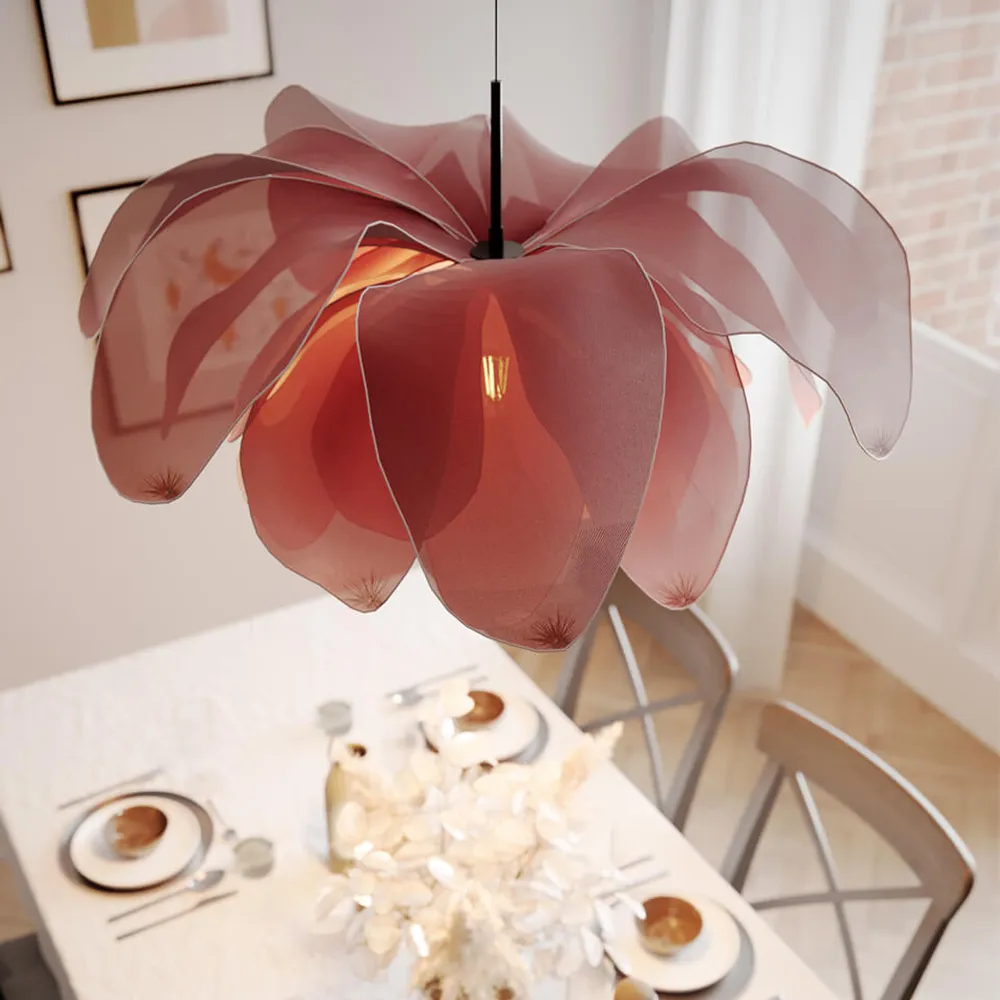 Lou Lou loftlampe Ø80cm lyserød