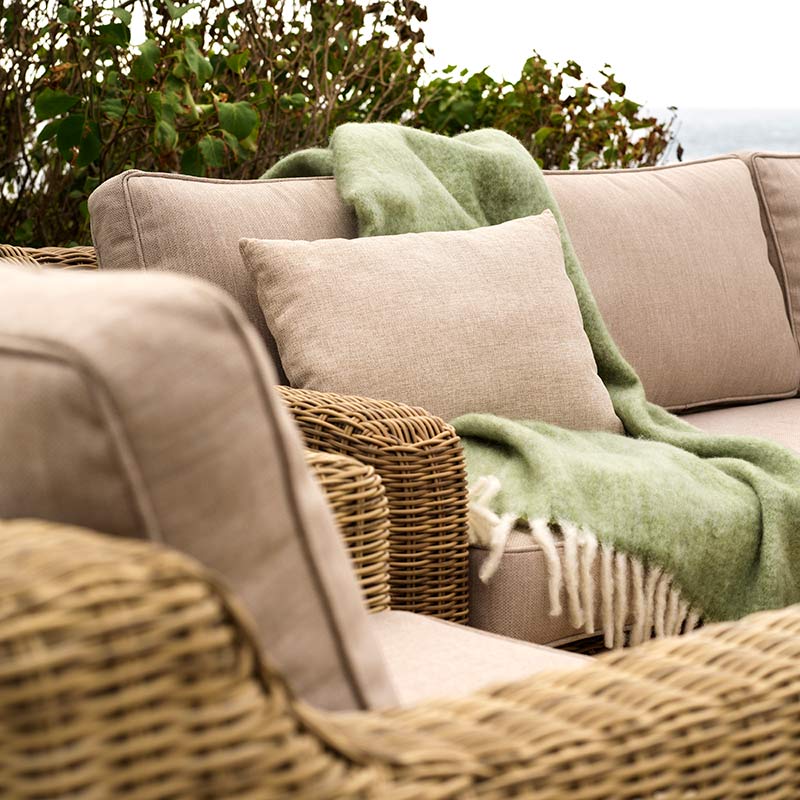 Glendon 3-pers. sofa  Dark brown / Soft moose