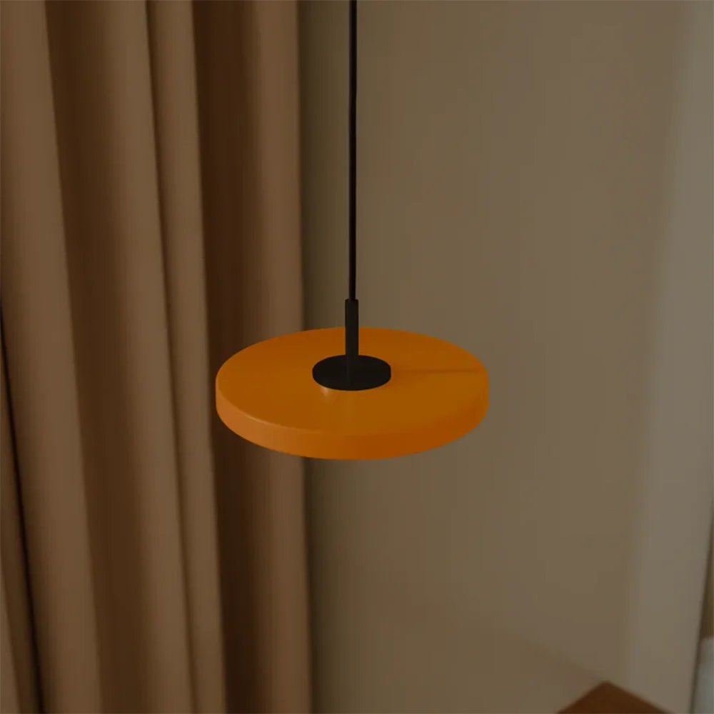 Asteria Micro Loftlampe Ø15 cm Nuance Orange/sort