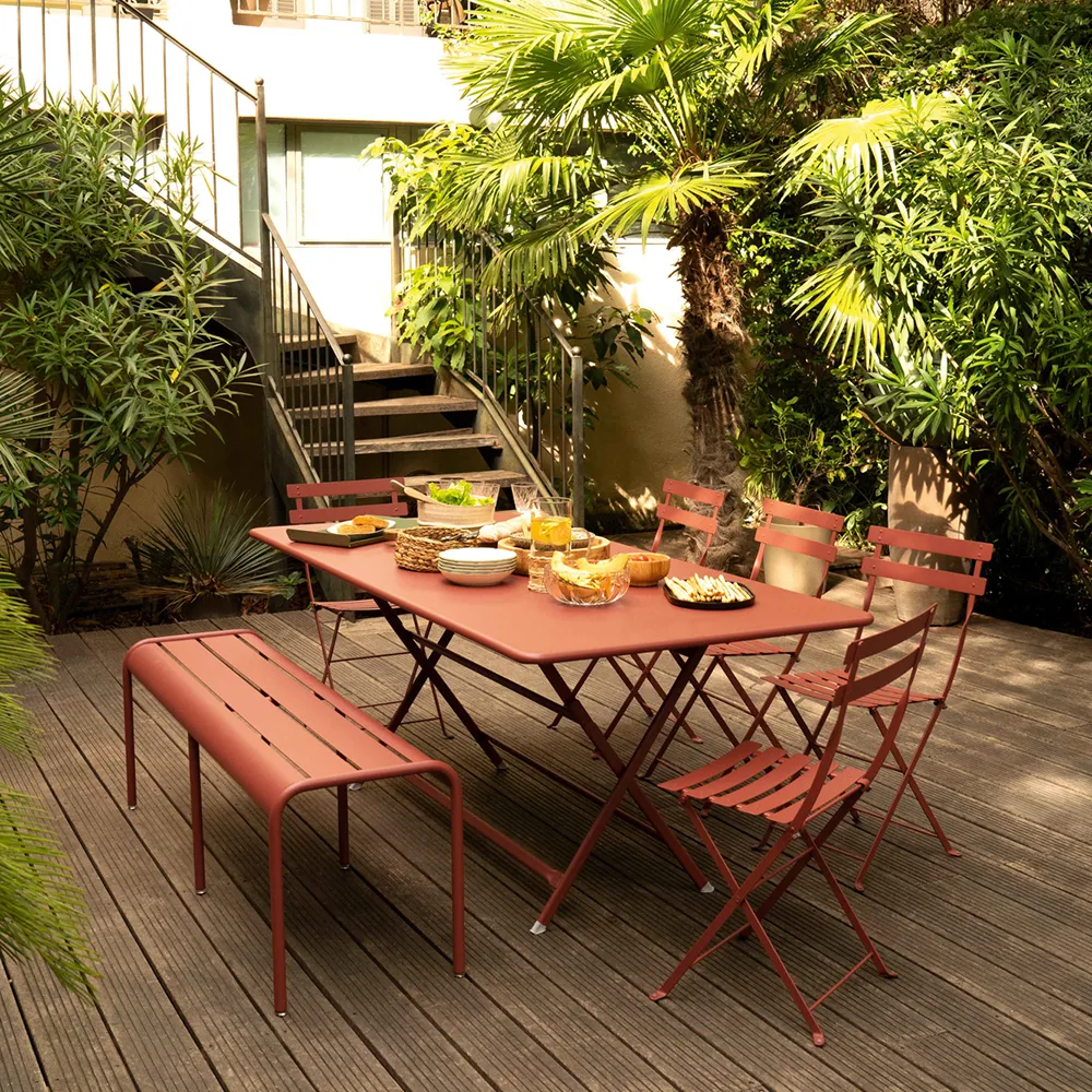 Bistro bord 117 x 77 cm Red Ochre