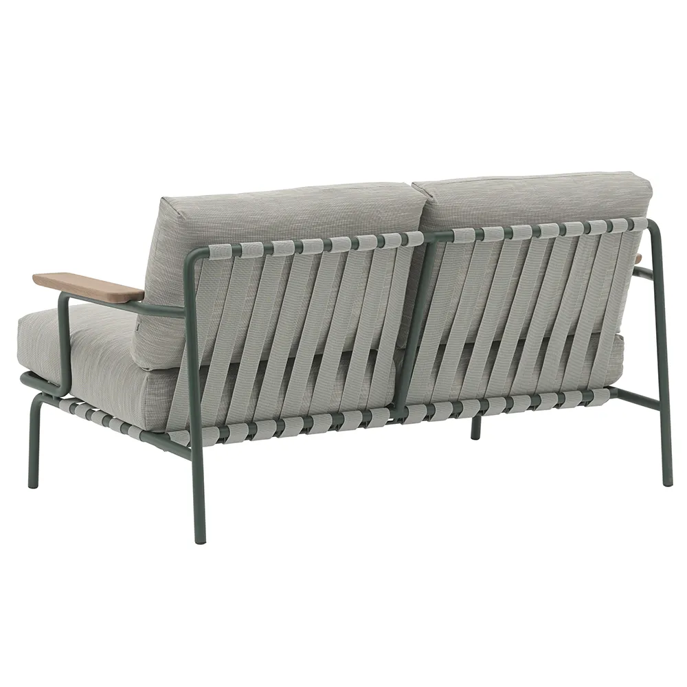 Settle 2-personers sofa Ribbed Weave 2/Dark Green 