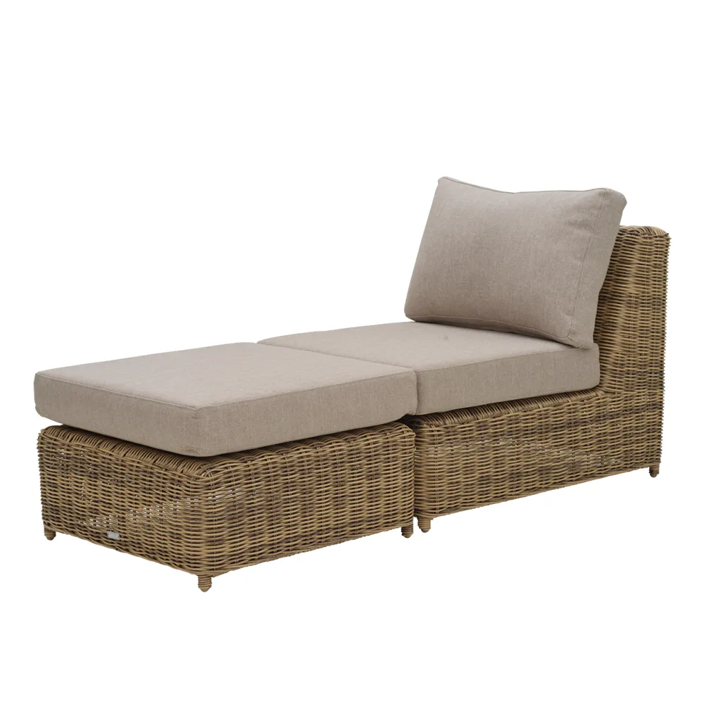 Glendon puf  Rustic / Beige