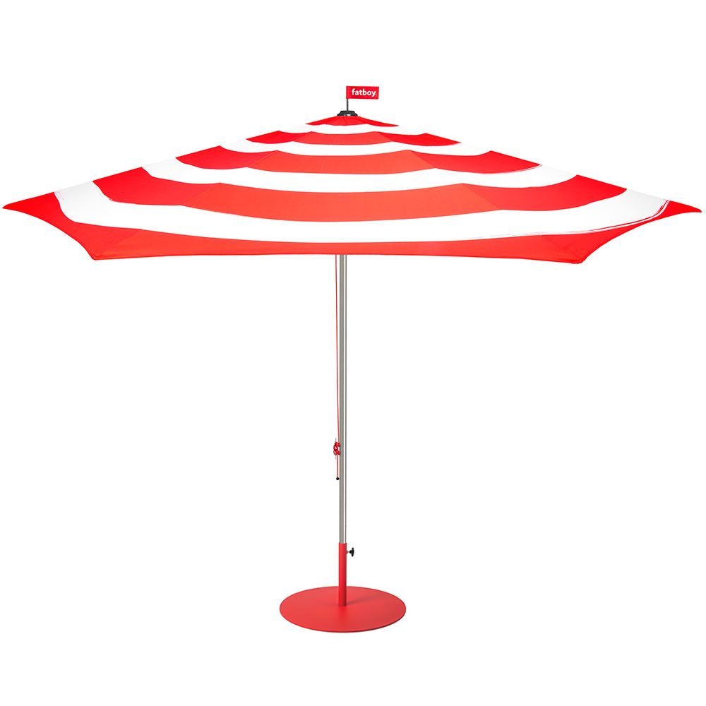 Fatboy Stripesol parasol 350 cm rød