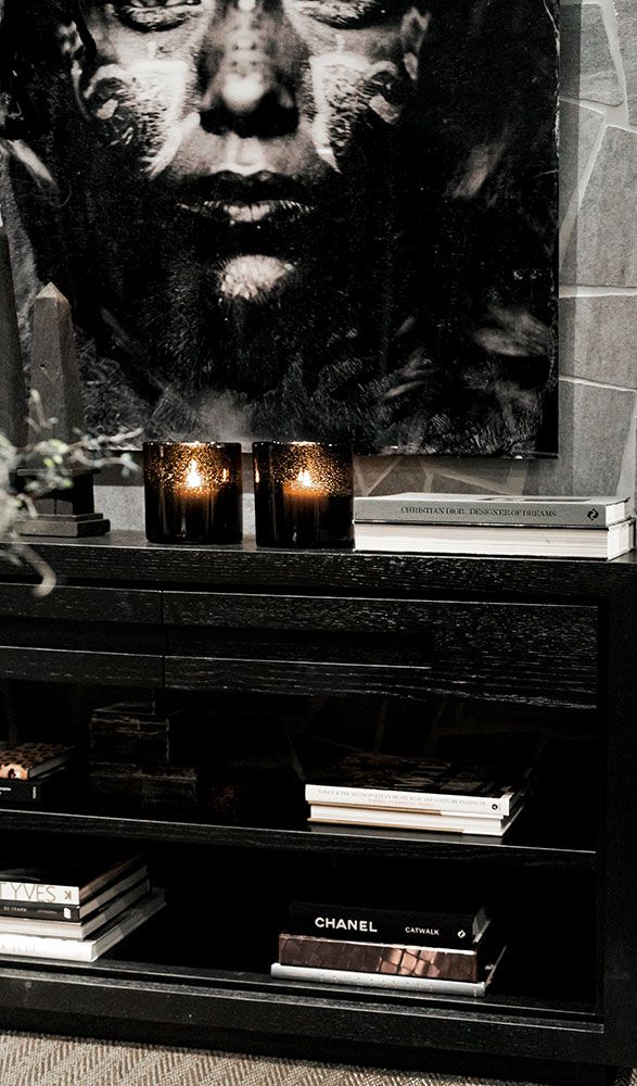 Hunter Konsolbord Sort Artwood