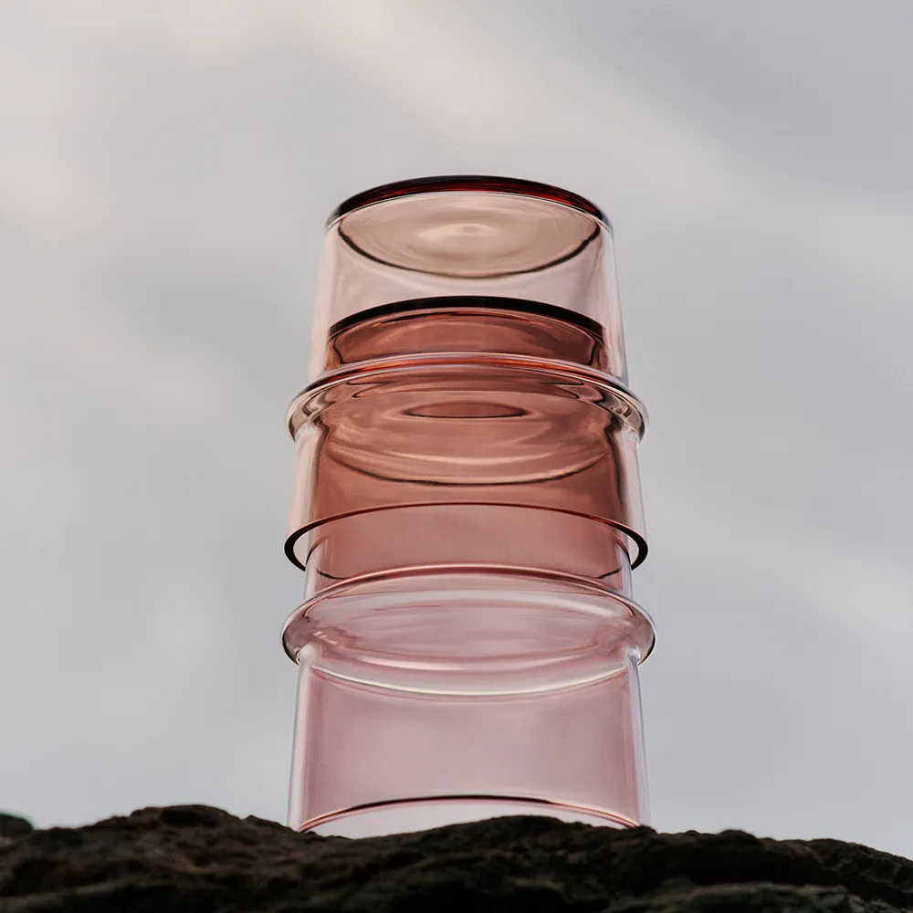 Boya Lavt drikkeglas 2-pak - Mauve