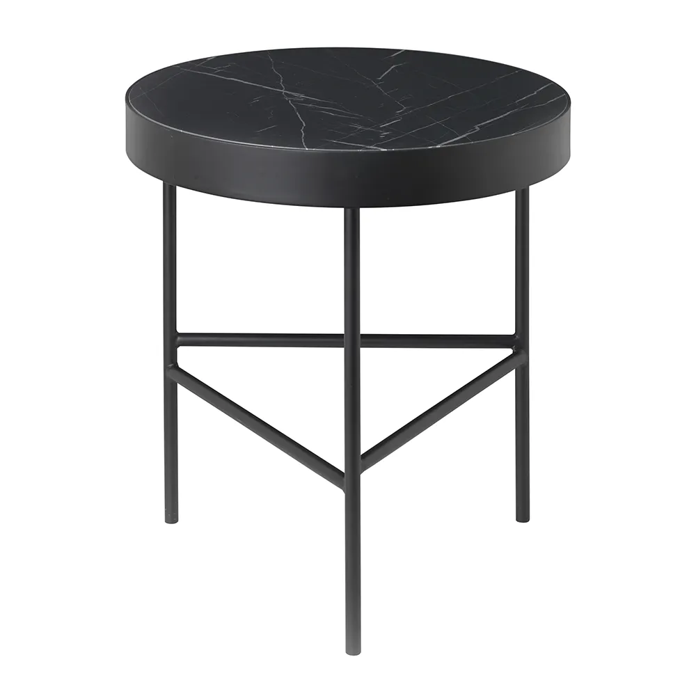 Ferm Living, Marble Sidebord - Black