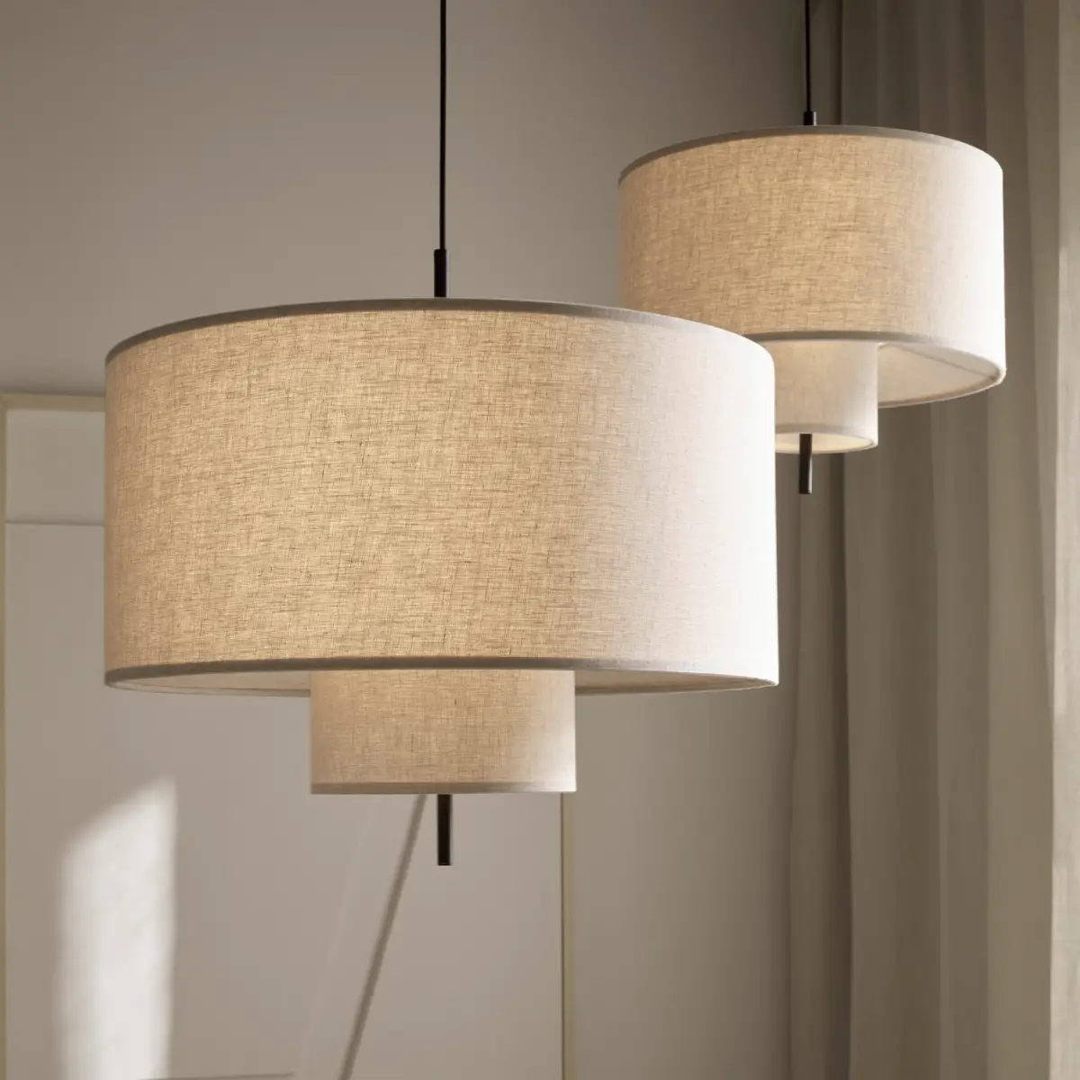 Margin Pendel Ø50 Beige Canvas