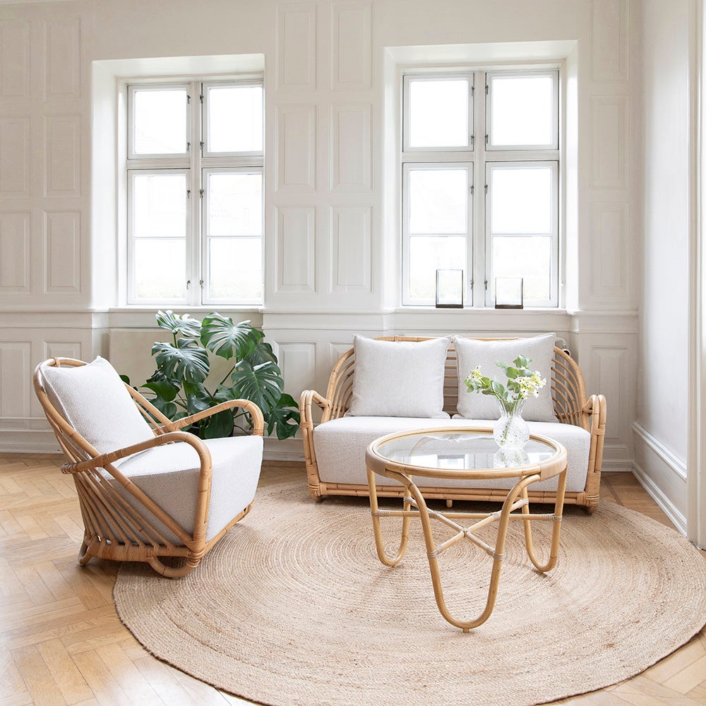 Charlottenborg 2-personers sofa, natur