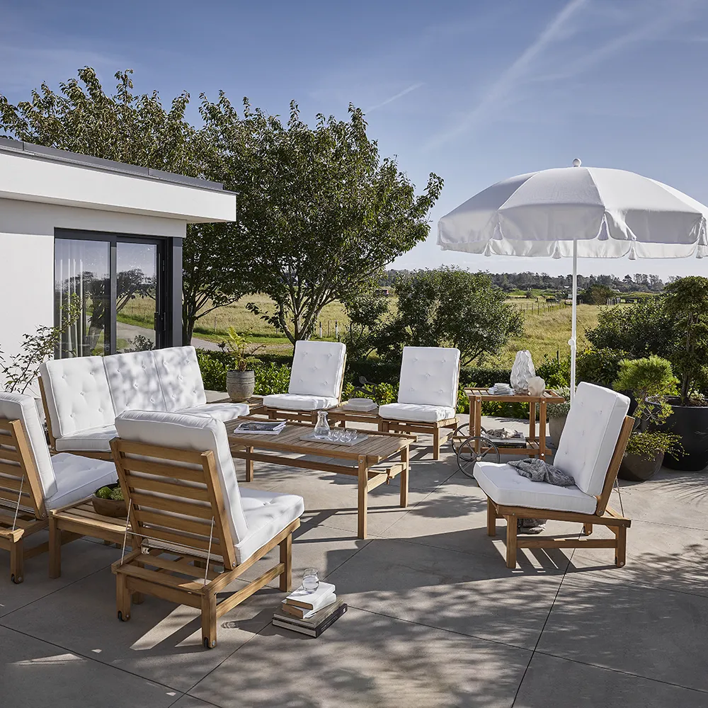 Lænestol Bygbar teak