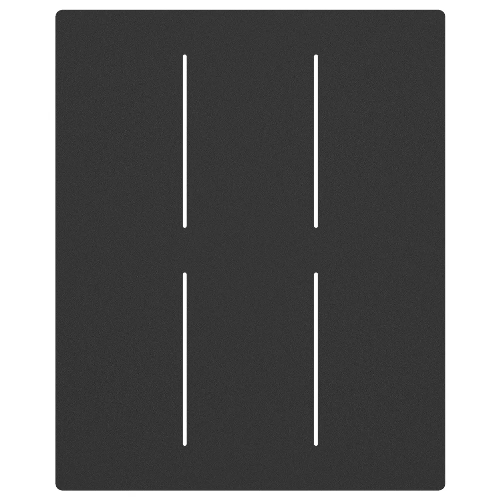 AVANTI bordplade aluminium sort