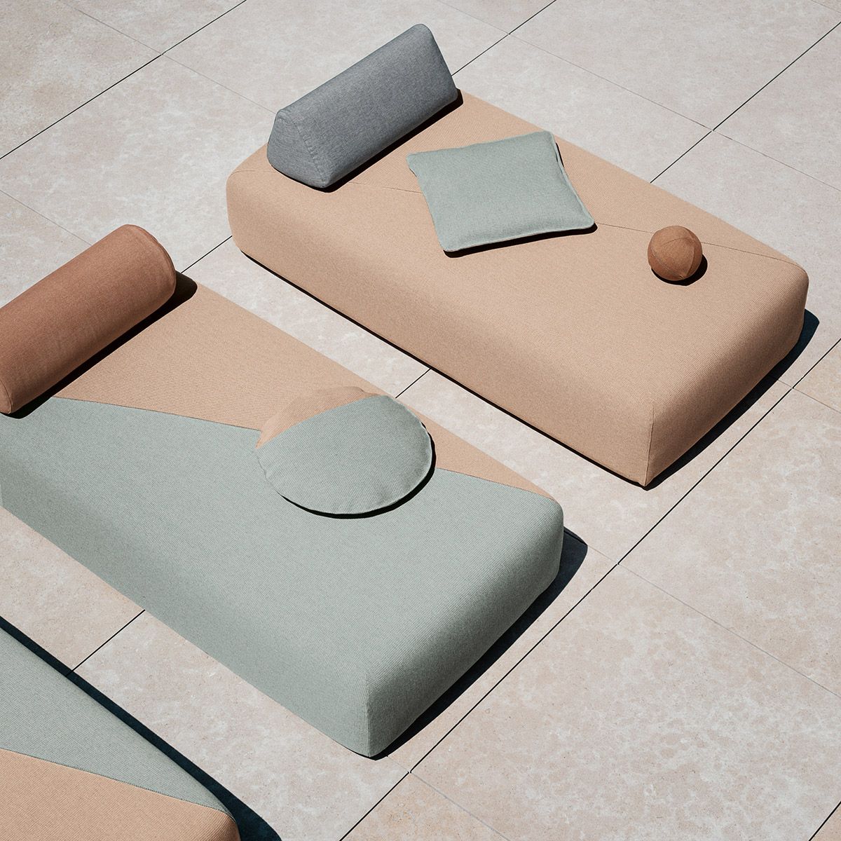 BRIXX ryglæn trekant 664/twist mørk turquise 