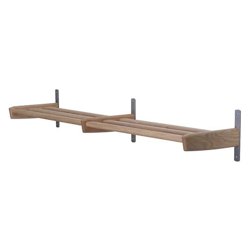 Meja Skohylde 115 cm Hvidolieret eg