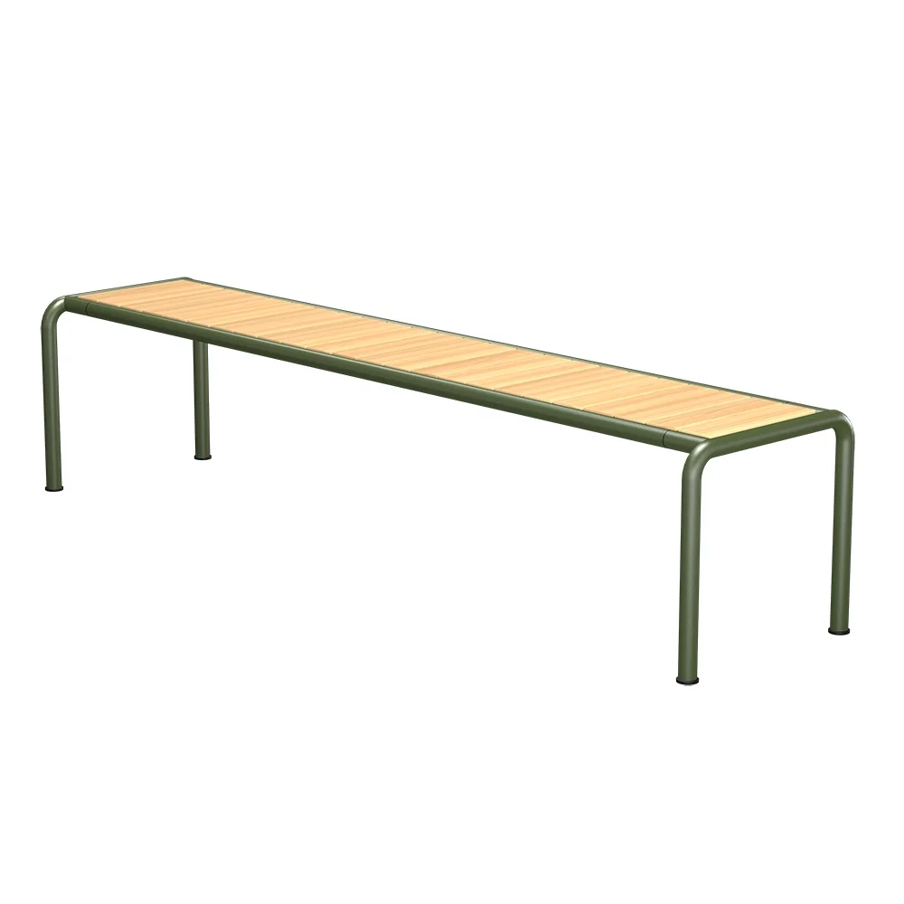 Houe, AVANTI bænk stor fyrretræ/olivengrøn