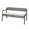 Bliss sofa, stabelbar Dark green, aluminium