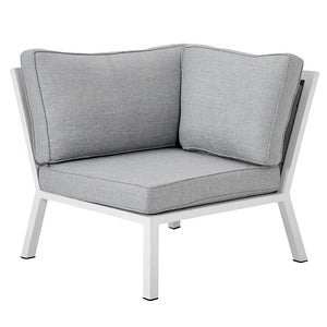 Belfort hjørnestykke   inklusive puder hvid / Peral Grey