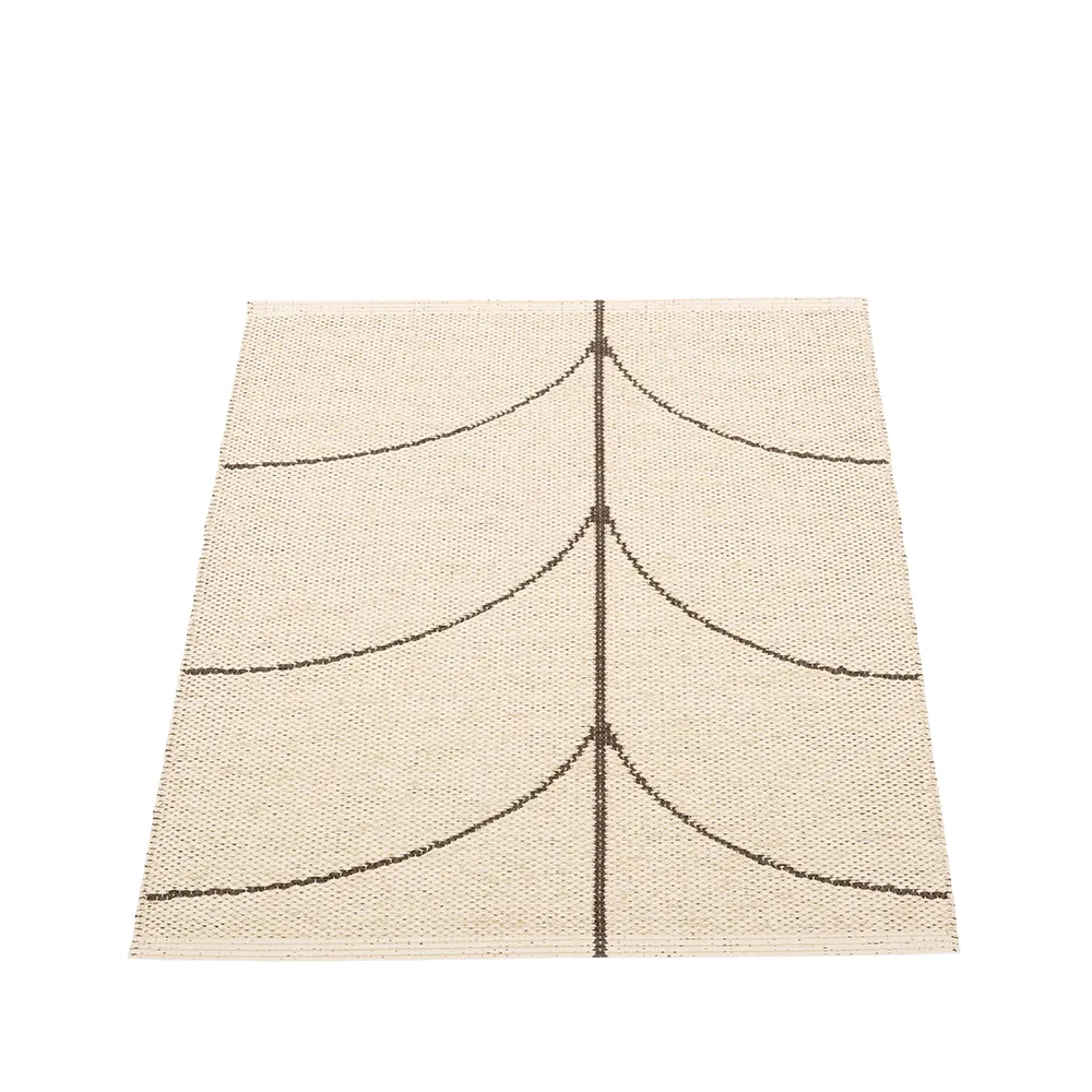 Vævet Tæppe Leif Dark Brown 70x90 cm