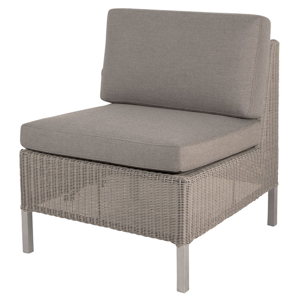 Connect midterste modul Høj syntetisk rattan Taupe