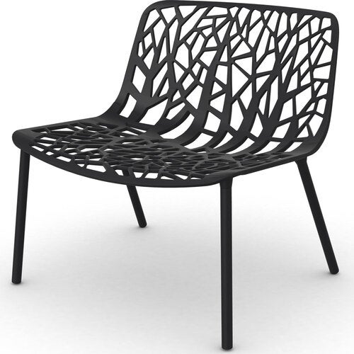 Forest loungelænestol Black 
