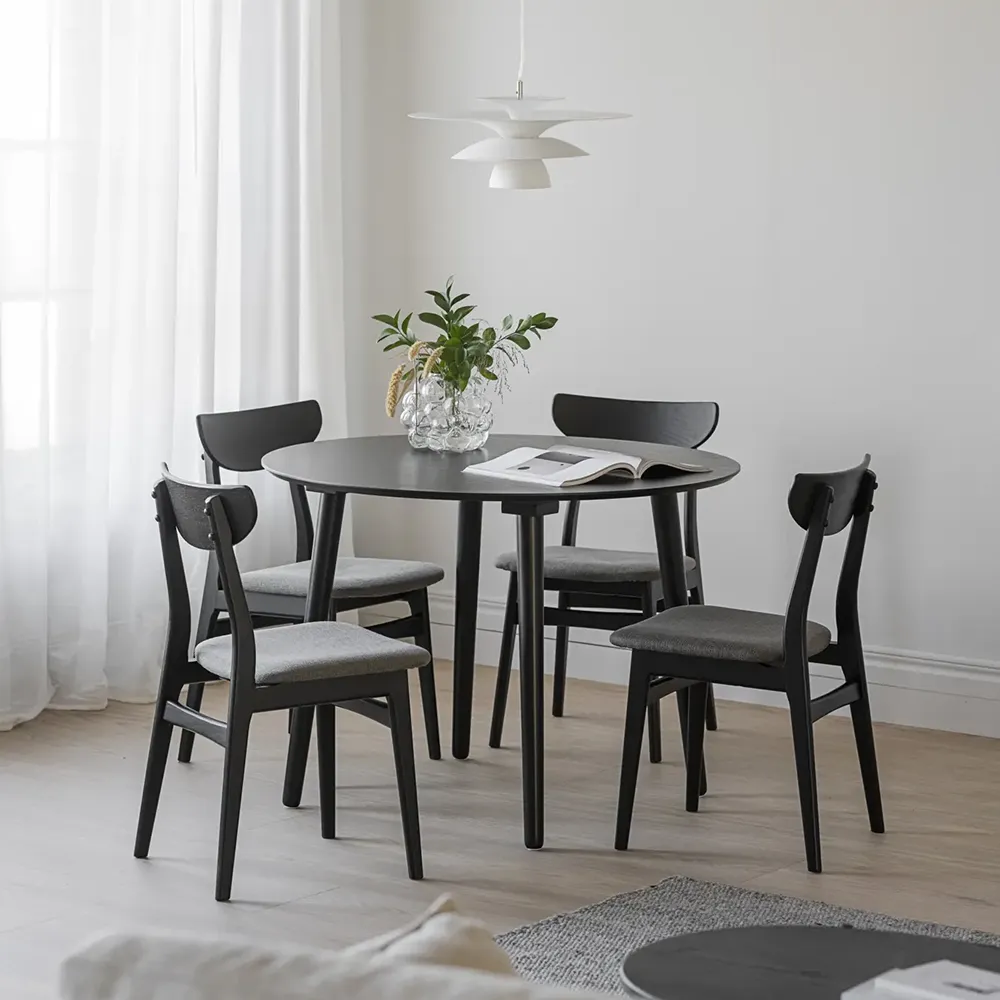 Rodham stol sort eg/mørkegrå