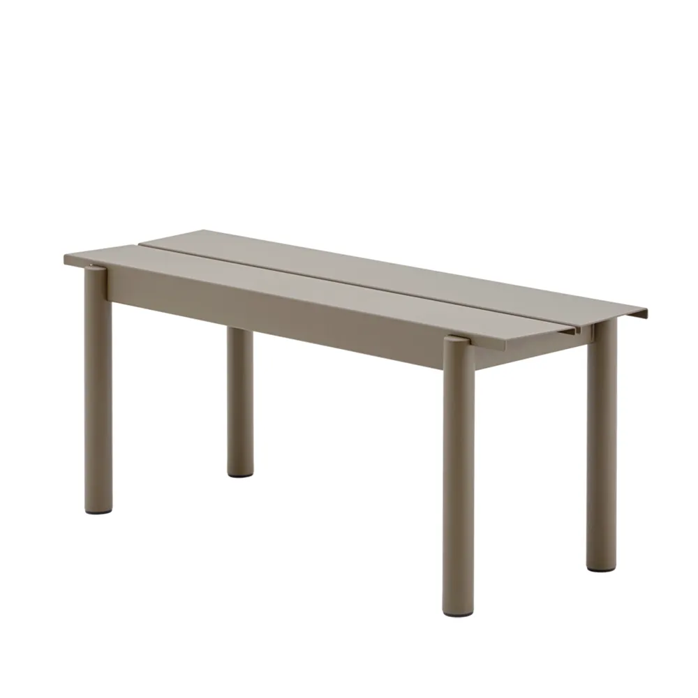 Muuto, Linear Steel Bænk 110x34 cm Taupe