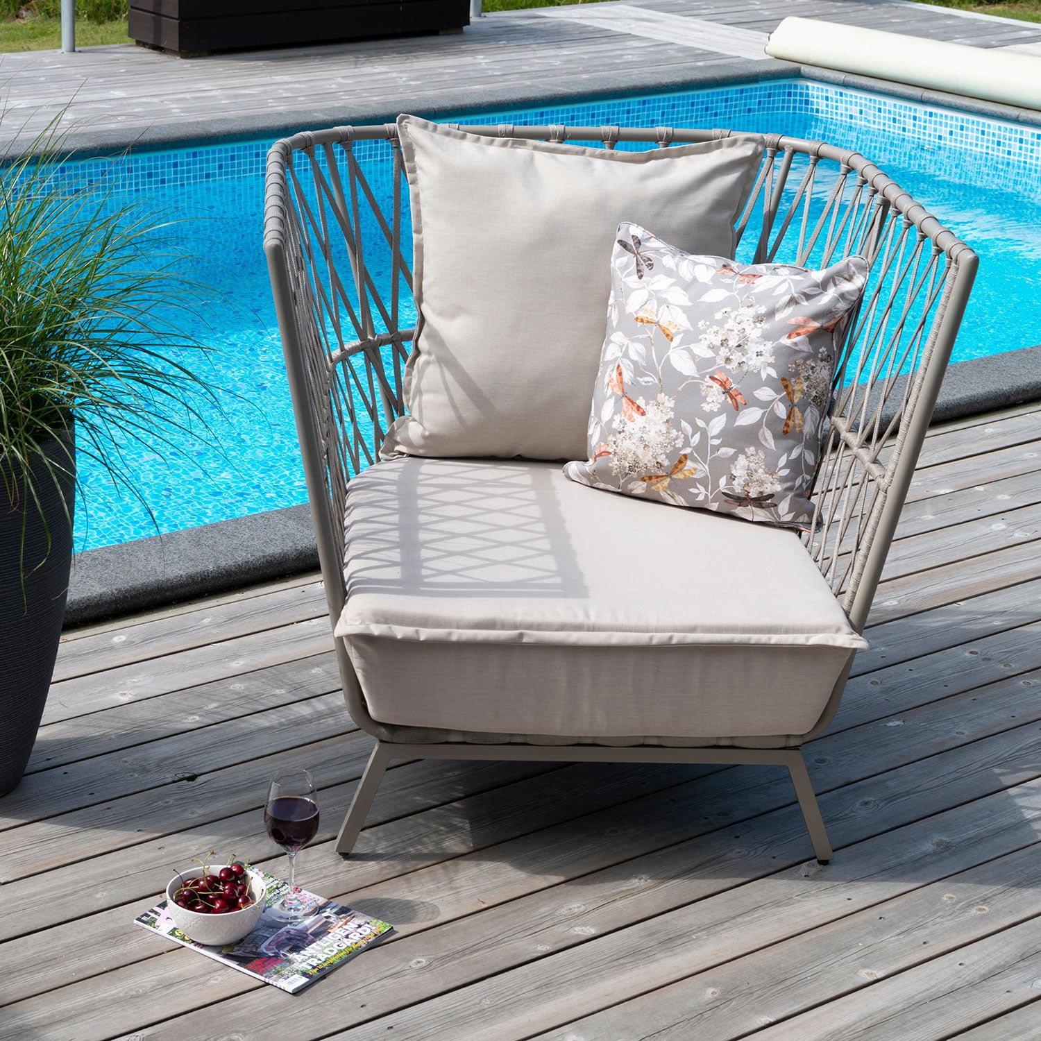 Jet Set Lænestol Beige