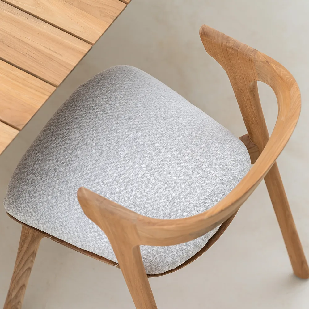 Bok Spisebordsstol Teak/ Off White