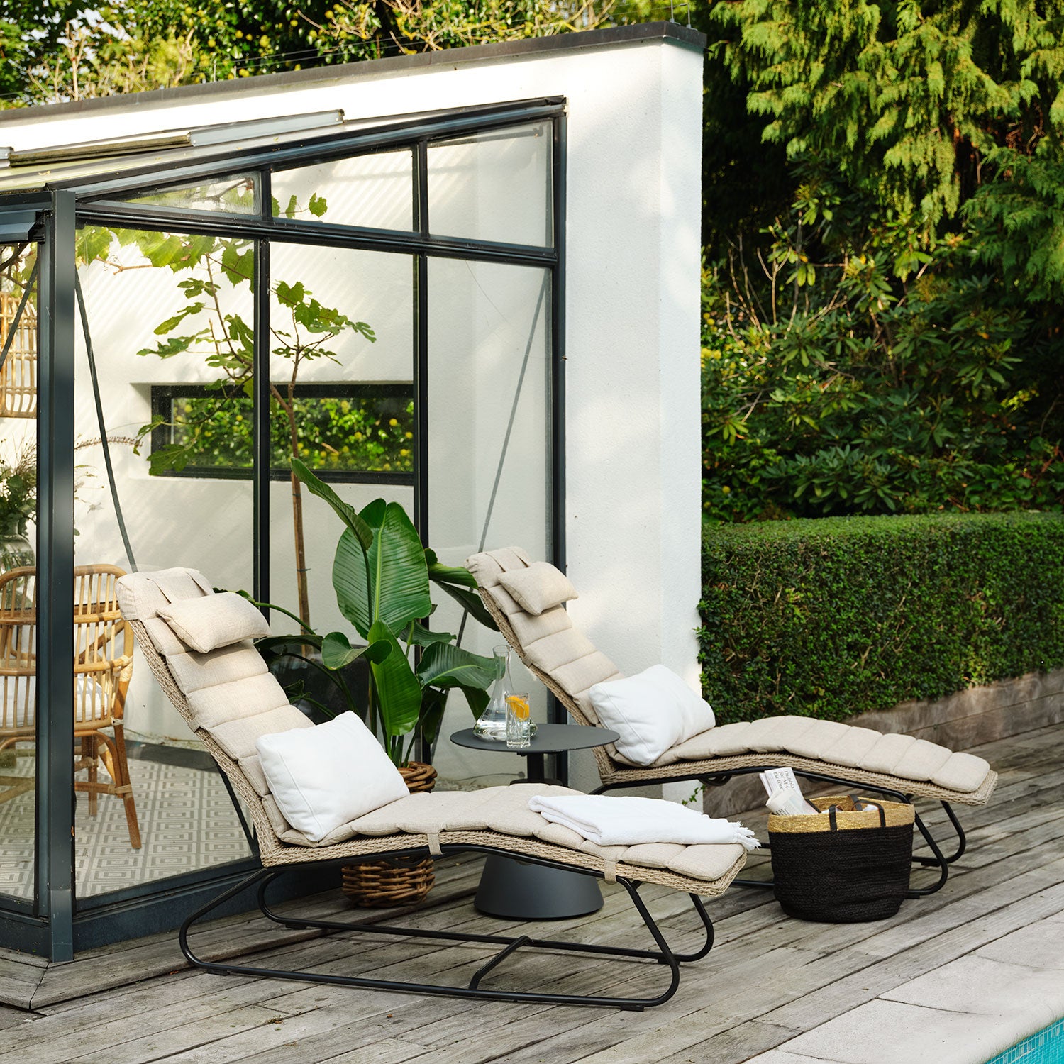 Akleja Hvilestol Beige Med Hynde Brafab