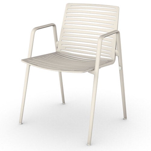 Zebra lænestol Creamy White