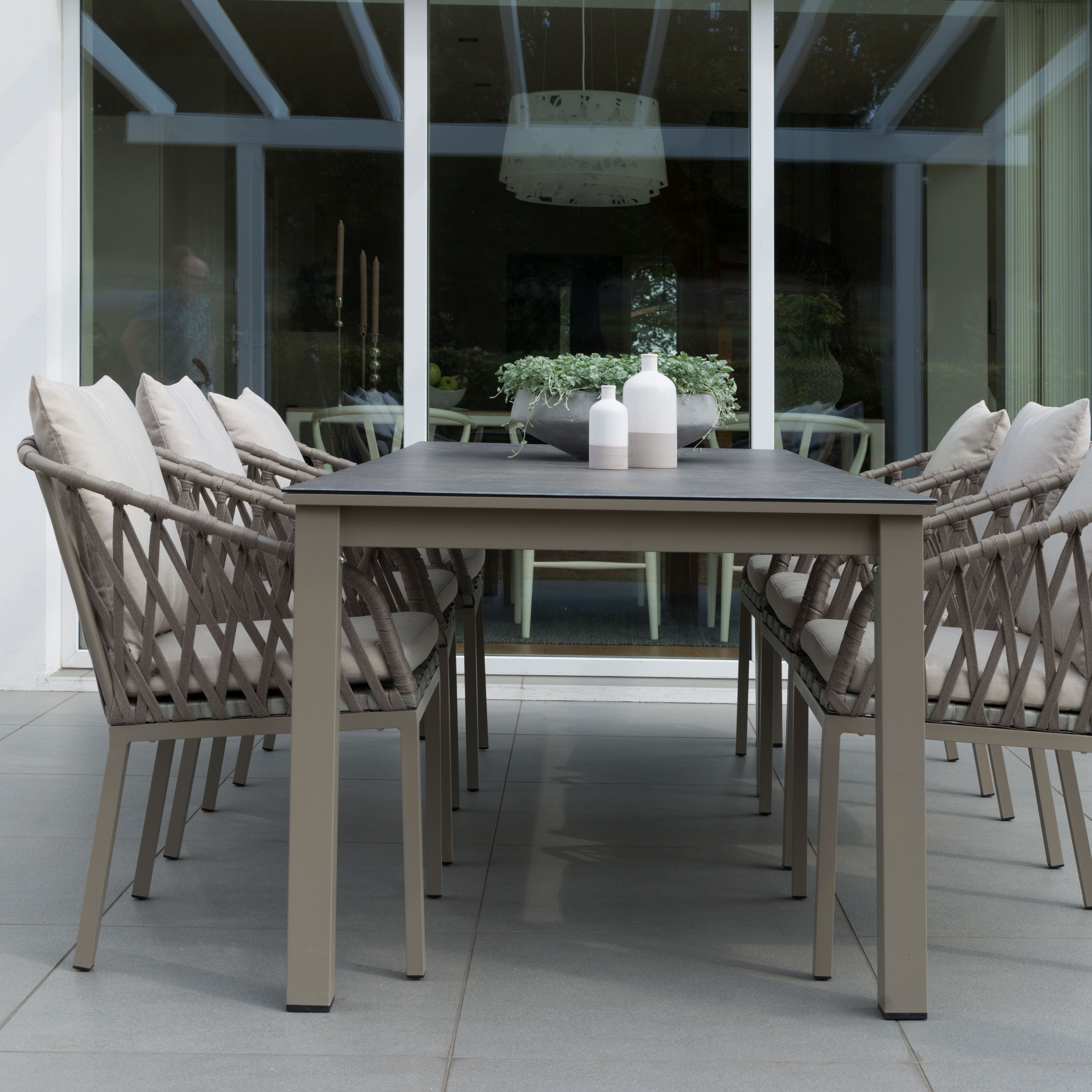 Jet Set Spisestol Beige 2-pakning