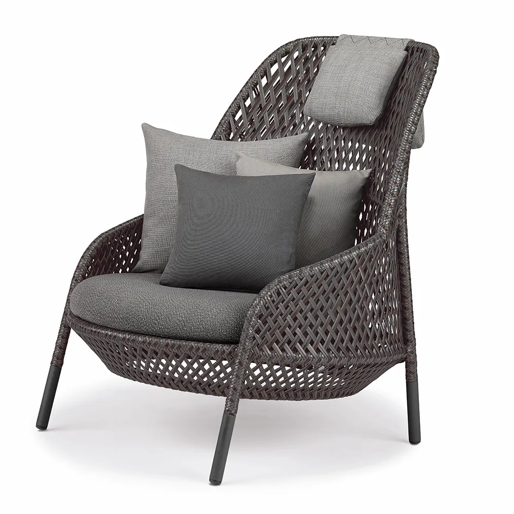 Dedon, AHNDA wingchair ACC vulcano 0305 graphite 0108 billede