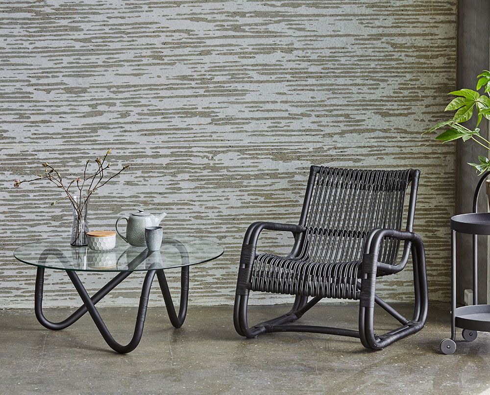 Curve lænestol Black