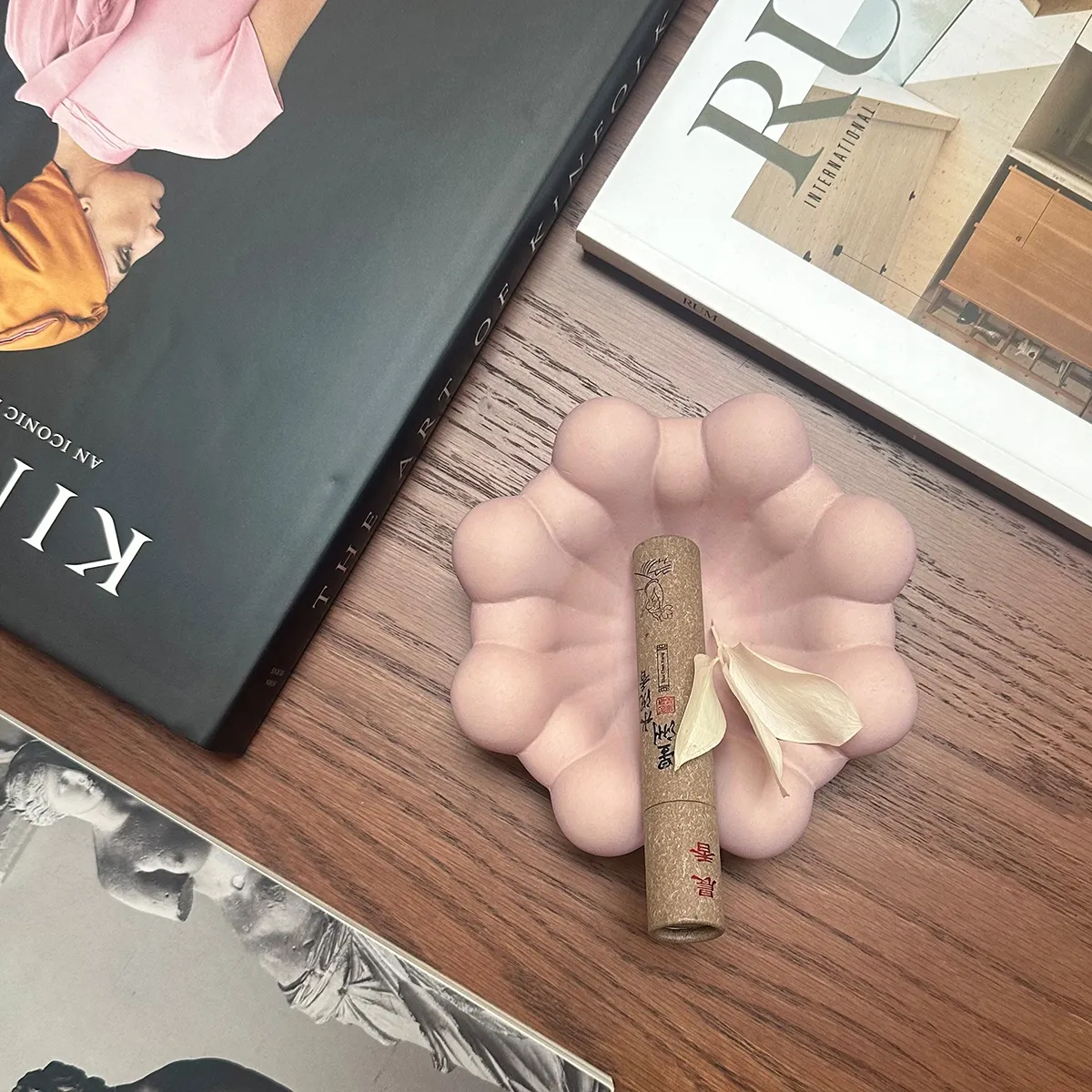 Håndlavet Dekorationsskål Bloom Rose Ø 15,5 cm
