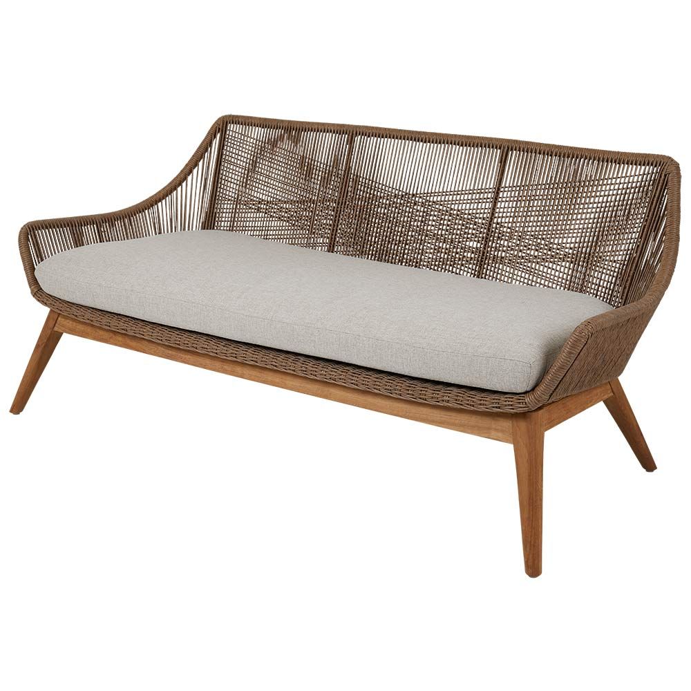 Hassel Sofa Teak/Polyrattan Brafab
